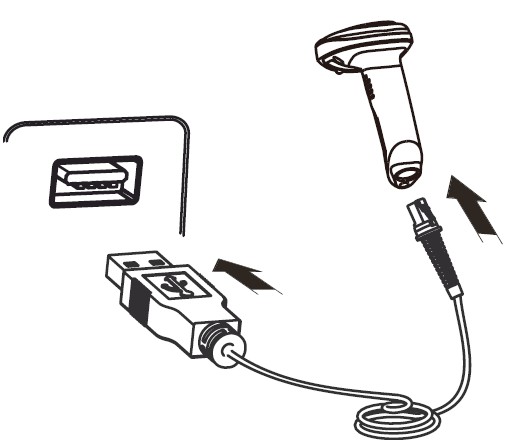 条码扫描枪USB接口图