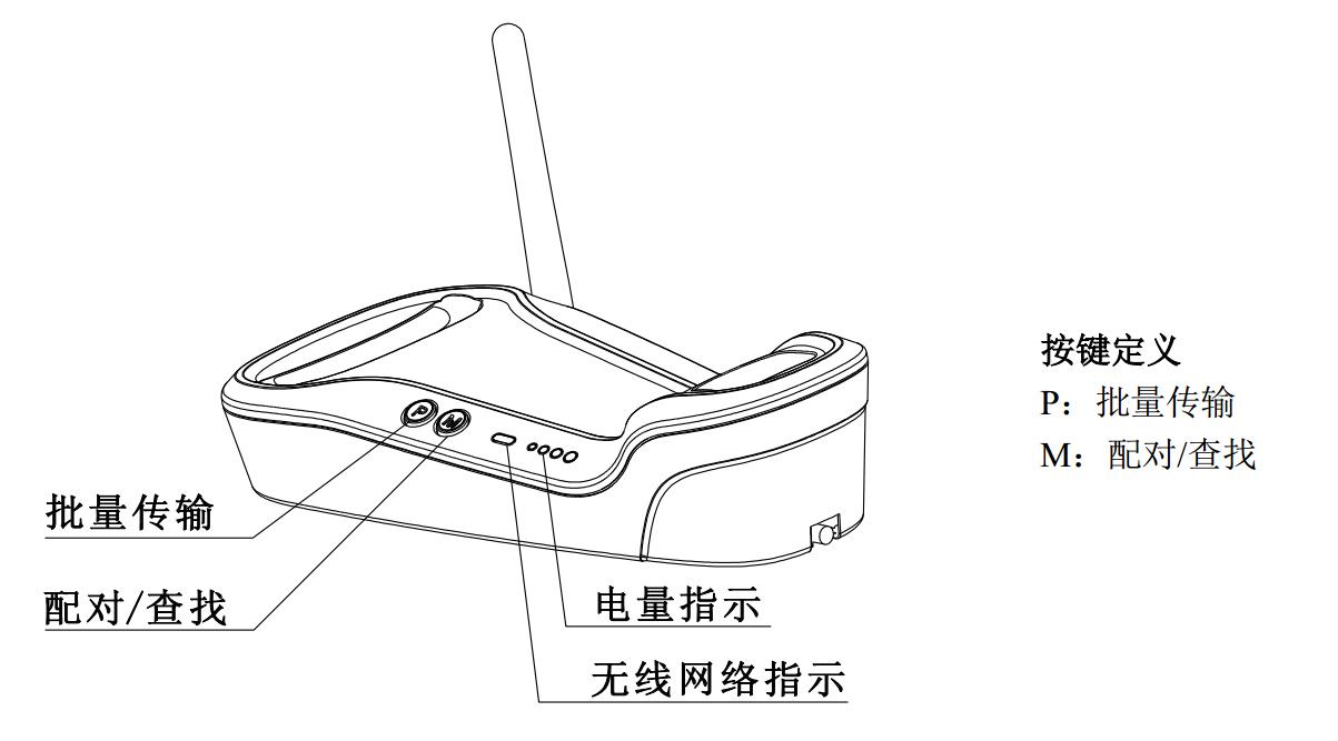 新大陆条码枪底座